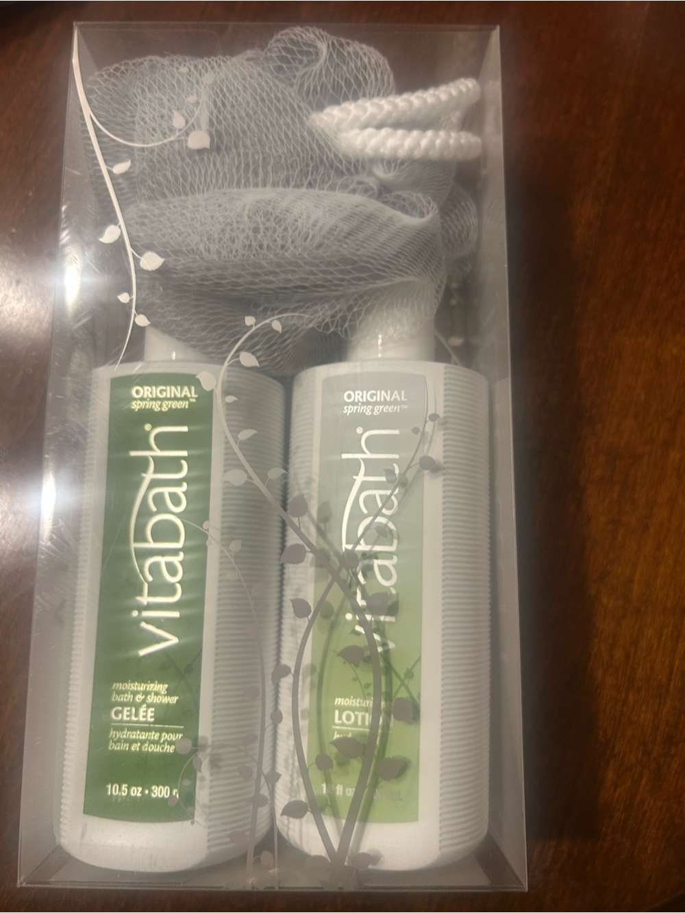 Vitabath Original Spring Green Moisturizing Bath & Shower Set - White